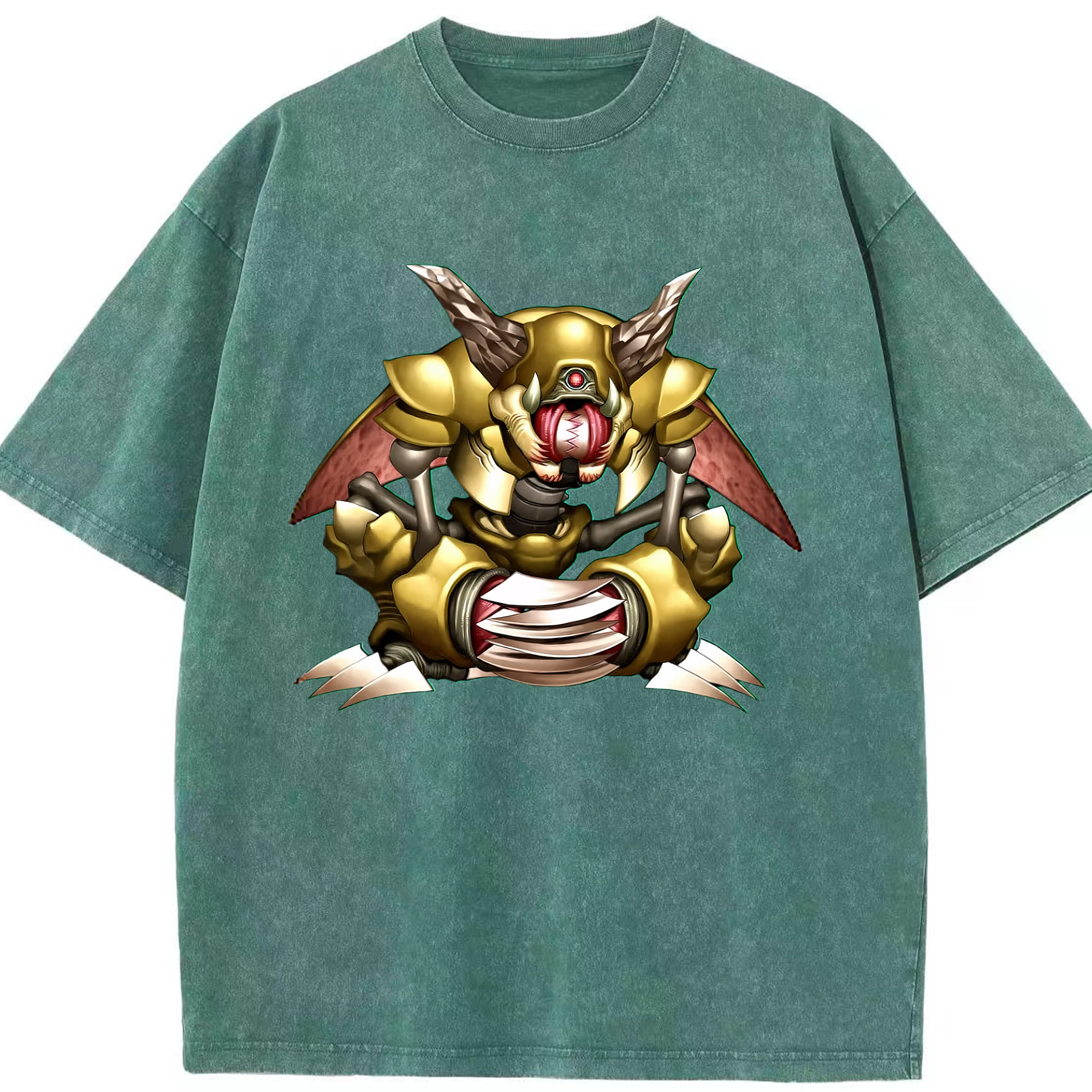 （画像用） 遊☆戯☆王 Yu-Gi-Oh! 綿100% ヴィンテージ風 半袖Tシャツ（フロントプリント）